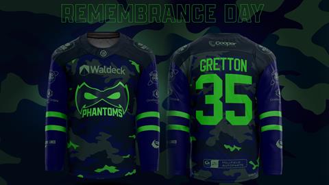 PHANTOMS UNVEIL 23/24 REMEMBRANCE DAY JERSEY