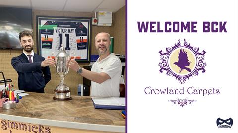 CROWLAND CARPETS EXTEND THEIR SPONSORSHIP UNTIL 2025!