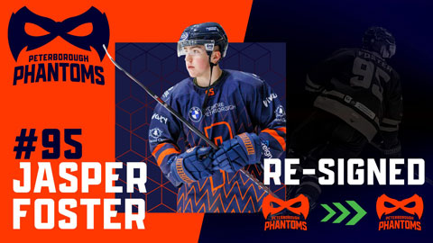 FAN FAVOURITE FOSTER RETURNS TO THE PHANTOMS LINEUP!