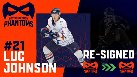 LUC JOHNSON RETURNS FOR A SECOND YEAR IN PETERBOROUGH!