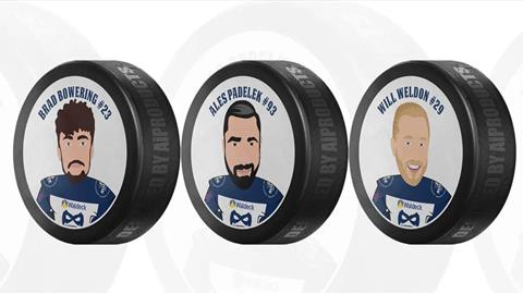 COLLECTABLE CARICATURE PUCKS COMPETITION